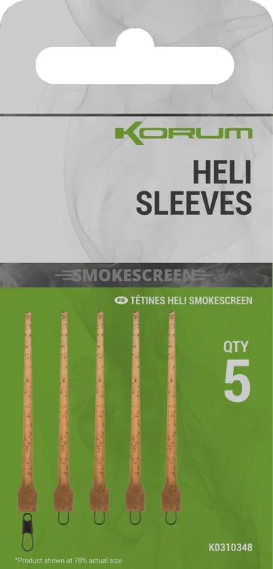 Korum Smokescreen Heli Sleeves (5 Stuks) Gecertificeerd