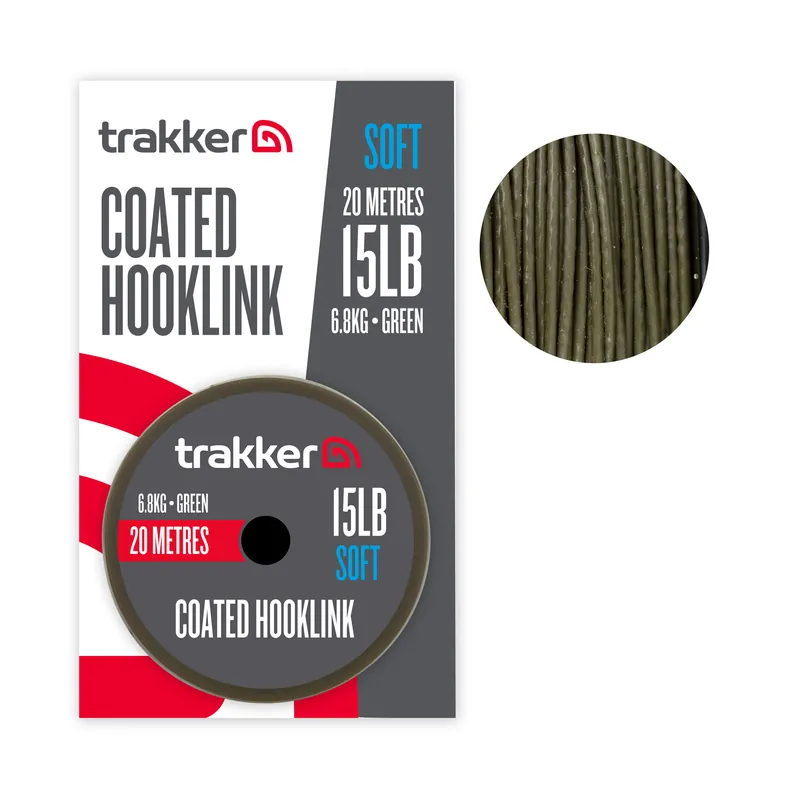 Weekendaanbieding Trakker Soft Coated Hooklink (20m) 15lb