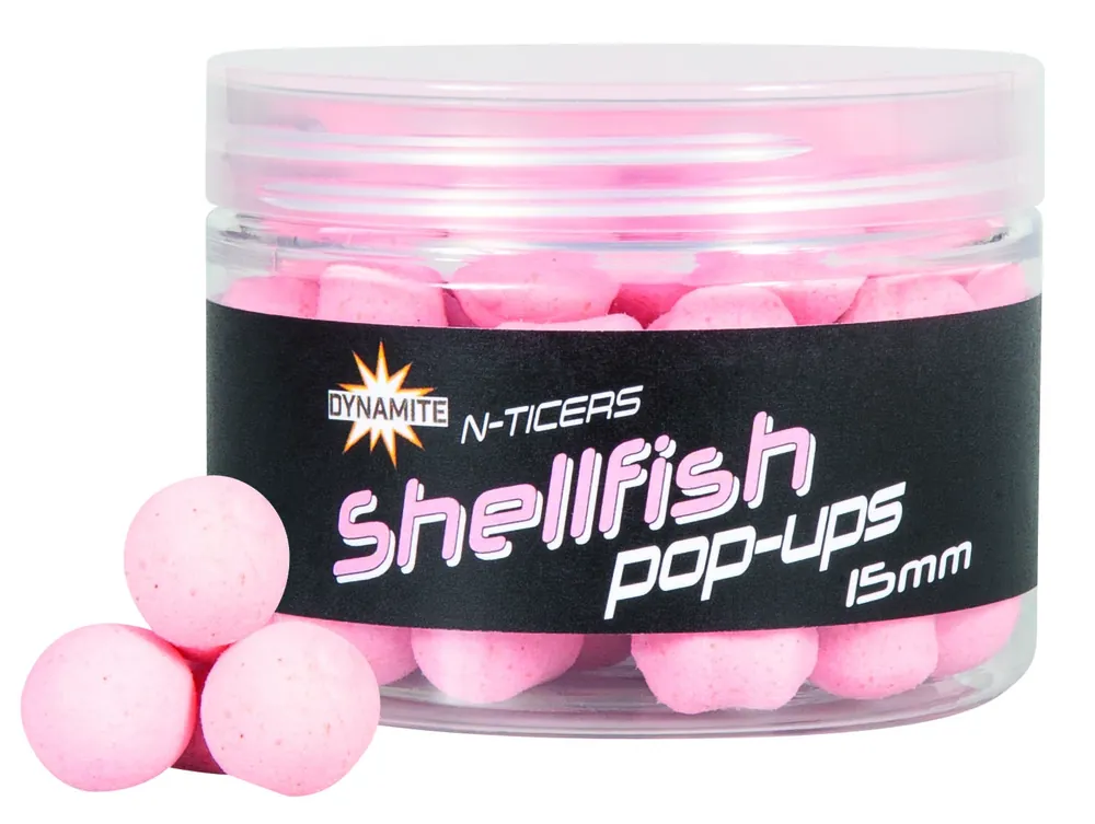 Dynamite Baits N-Ticers Shellfish Pop-Ups 15mm Beste Prijs