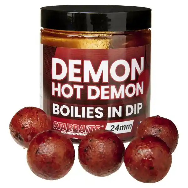 Shop Nu Starbaits PC Hot Demon Boilies In Dip (150g) 20mm