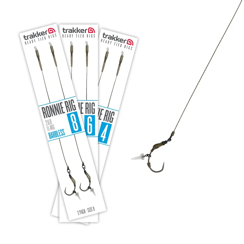 Weekendaanbieding Trakker Ronnie Rig Barbless 25lb/11.4kg (2 Stuks) 4