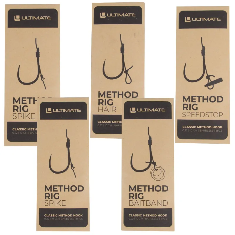 Ultimate Method Feeder Barbless Rig Pack (40pcs) Lage Prijs