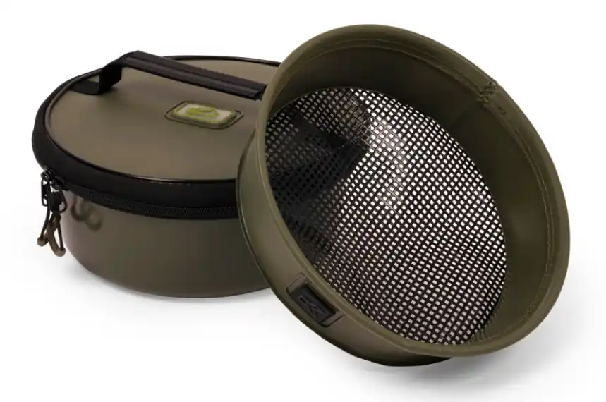 Korum EVA Solid Groundbait Bowl & Riddle Exclusieve Aanbieding