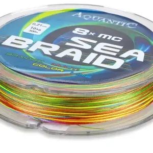 Finale Uitverkoop Aquantic 8x MC Sea-Braid 300m multicolor 0.33 mm