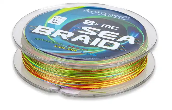 Finale Uitverkoop Aquantic 8x MC Sea-Braid 300m multicolor 0.33 mm