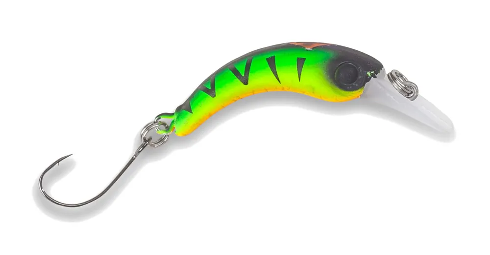 Nu Kopen Iron Trout Bent Bean Crank Forel Plug 3cm (1.2g) Firetiger