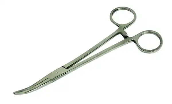 Snelle Levering NGT 15cm RVS Arterie Onthaaktang Gebogen 15cm