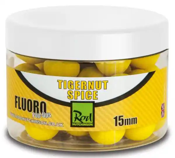 Rod Hutchinson Fluor Pop Ups 15mm (150ml) Spicy Krill Merkproduct