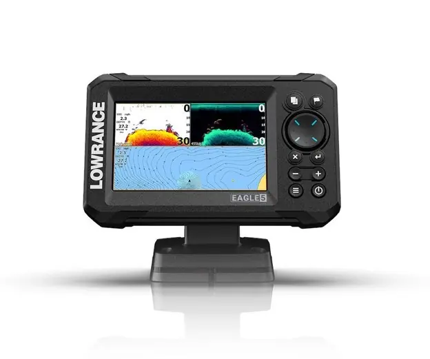 Snelle Levering Lowrance Eagle 5 Splitshot Row Fishfinder (Met GPS)