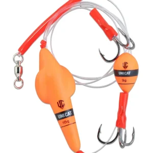 Uni Cat Rotating Worm Meerval Rig 3/0 (48,4kg) (160cm) 10g Speciale Aanbieding