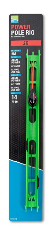 Preston Power Pole Rig Vistuigje 0.5g Direct Verzonden