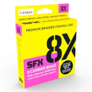 Weekendaanbieding Sufix Sfx 8x Hot Yellow 135m 0.165mm