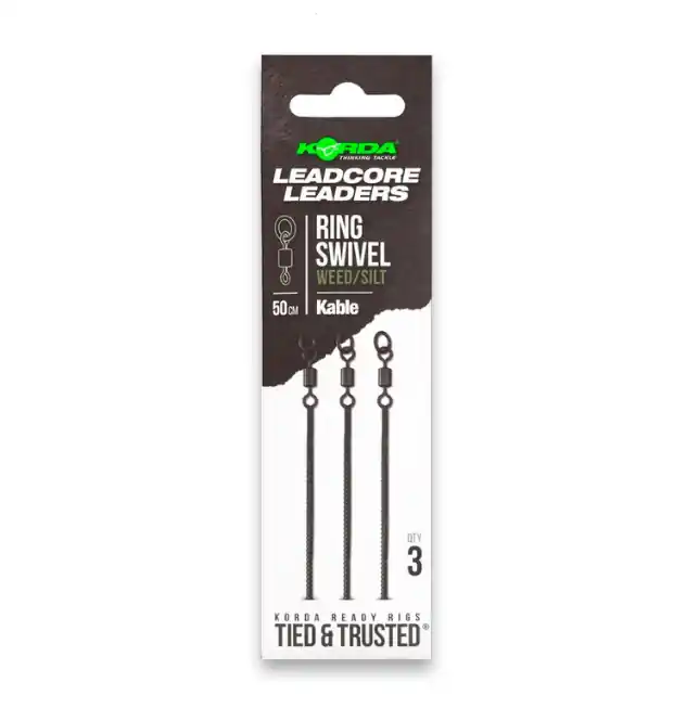 Korda Kable Leadcore Leader Ring Swivel Gravel Nu Kopen