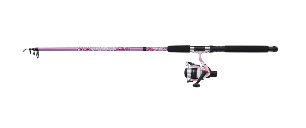 Mitchell Tanager Pink Camo II Telescopische Spin Combo 2.10m (7-20g) Dagaanbieding