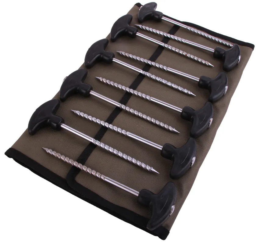 Ultimate Heavy Bivvy Peg Set (10 stuks) Direct Beschikbaar