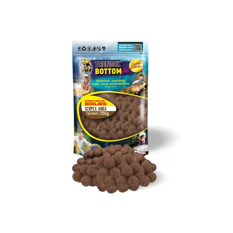 Behr Trendex Mono-Color Boilies Scopex-Krill (250g) 16mm Beste Prijs
