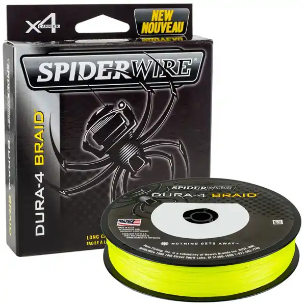 Spiderwire Dura 4 Braid Yellow 0.10mm Koop Vandaag