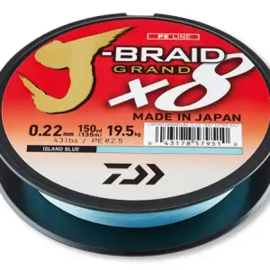 Finale Uitverkoop Daiwa J-Braid Grand X8E 135m IB 0.06mm