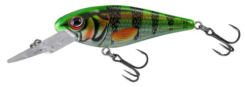 Lage Prijs Salmo Rattlin' Executor SDR Crankbait 7cm (8g) Clear Hot Perch