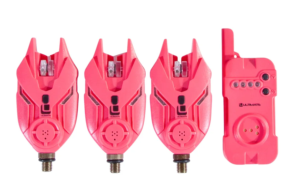 Korting Ultimate E-Tension Pink Bite Alarm Set 3+1