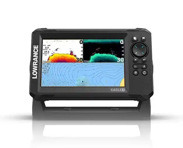 Lowrance Eagle 7 Splitshot Row Fishfinder (Met GPS) Alleen Vandaag