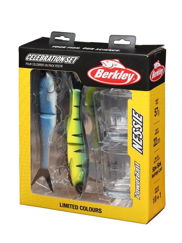Meest Verkocht Berkley Gift Pack 2x Glide Bait 22cm (Incl. 2 Berkley Shotglazen)