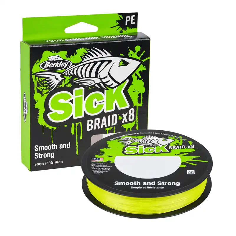 Berkley Sick Gevlochten Lijn Flame Green 2000m 0.08mm (6kg) Betrouwbaar