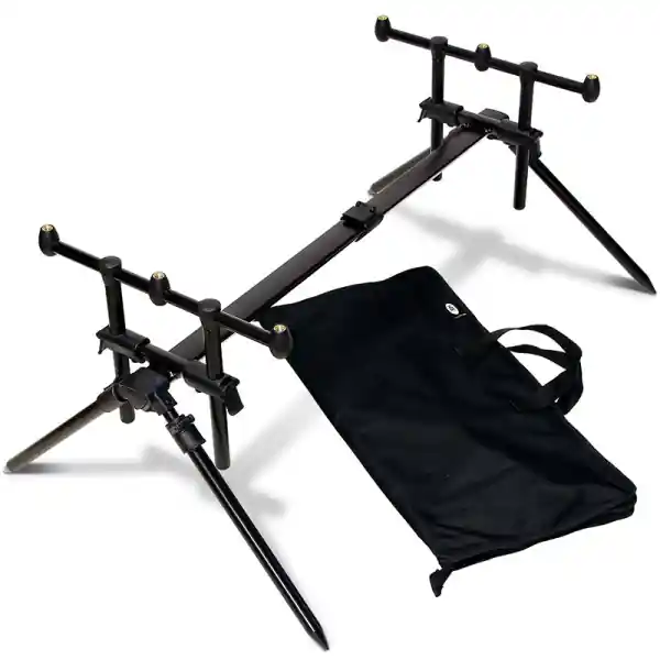 Uitverkoop NGT Quickfish 3-Rod Pod inclusief draagtas