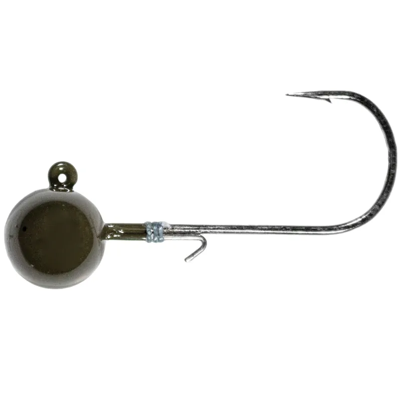 Veilige Betaling LMAB Tungsten Round Jig Green Pumpkin Size 4/0 3.5g