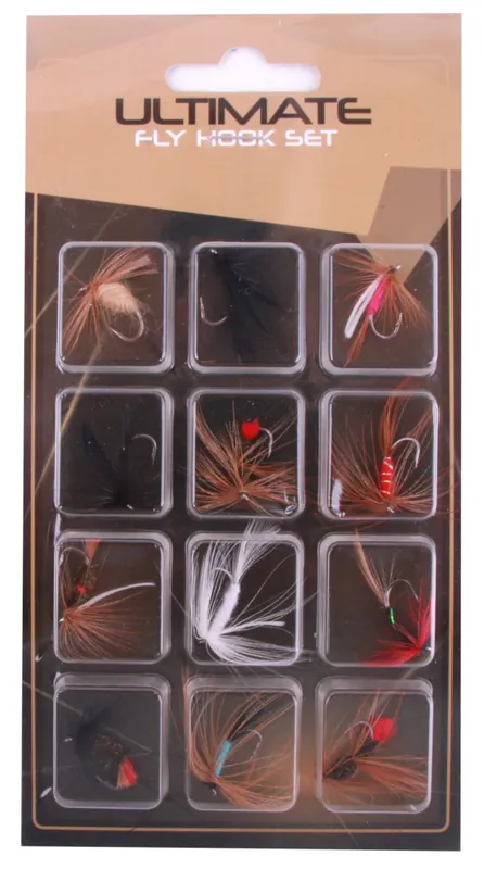 Lage Kosten Ultimate Fly Set (12 kunstvliegen)