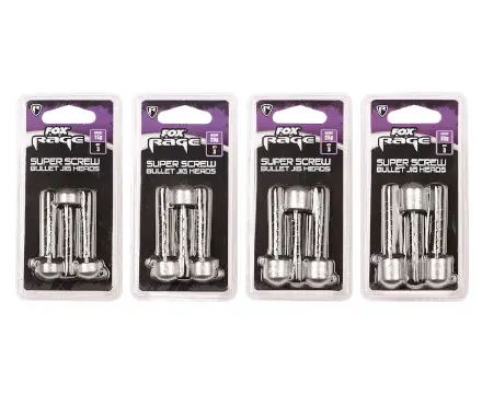 Fox Rage Super Screws 3 stuks 15g Op = Op