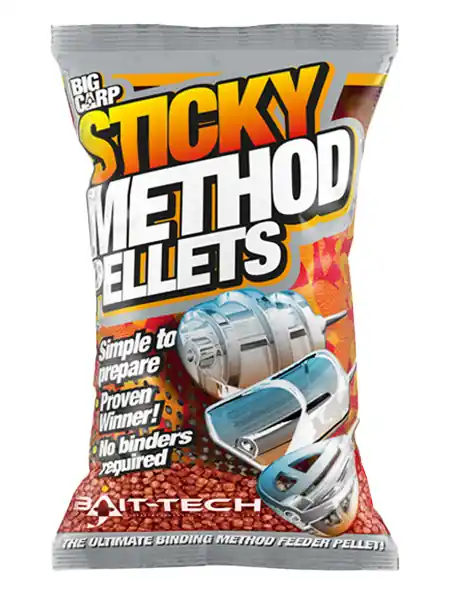Op = Op Bait-Tech Sticky Method Pellets Micro 2mm (800g) Green