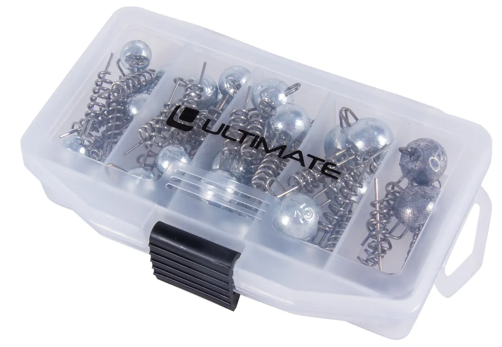 Ultimate Screw Zinc Jighead Box Loodvrij (5-20g) (33pcs) Gereduceerde Prijs