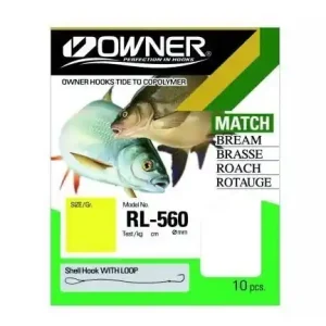 Owner RL560 StippRotau Witvis Onderlijnen (10 stuks) (70cm) 14 Rechtstreeks Van De Fabrikant