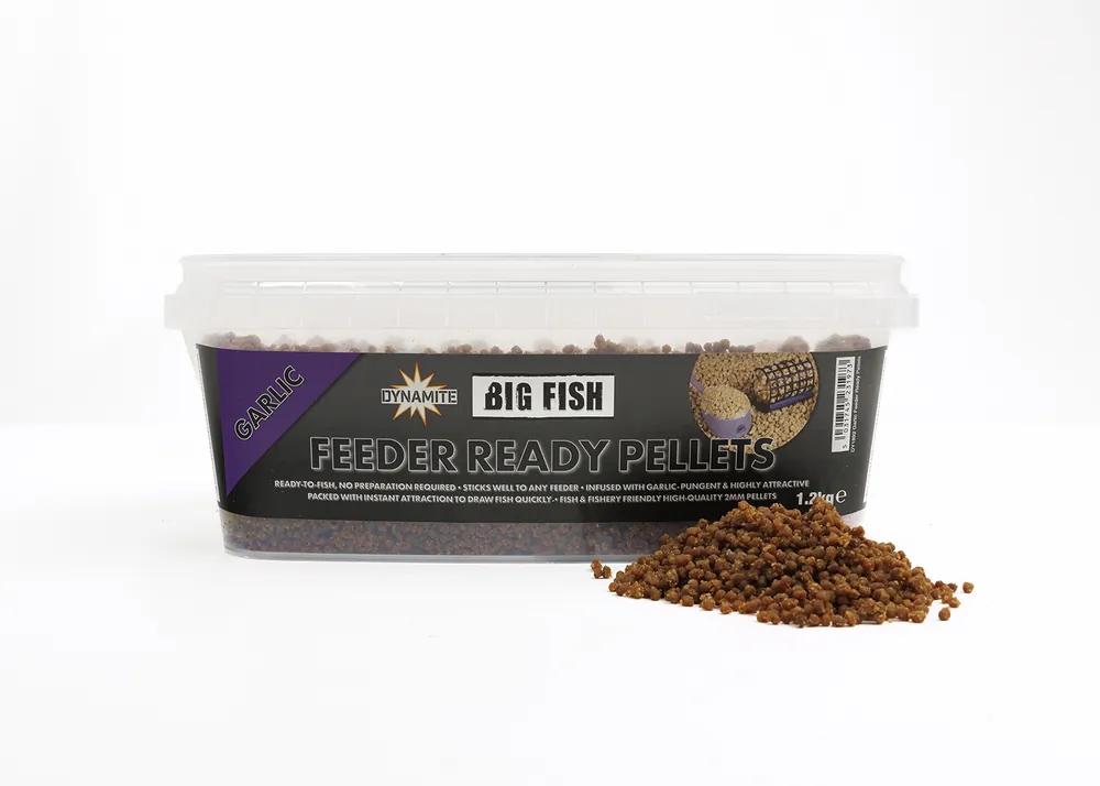 Hete Deal Dynamite Baits Big Fish Garlic Pellets 2mm 1.2kg