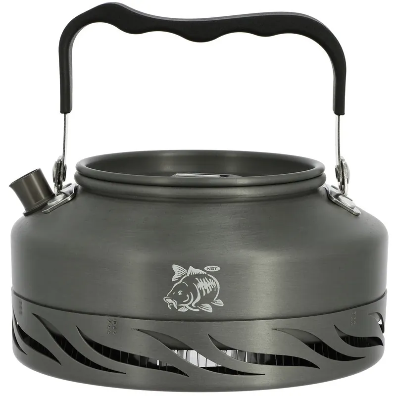 NGT Aluminium Outdoor Fast Burn Kettle Gun Metal (0.80L) Veilige Betaling