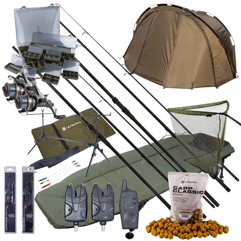 Beste Prijs Ultimate Mega Complete Carp Night Fishing Set
