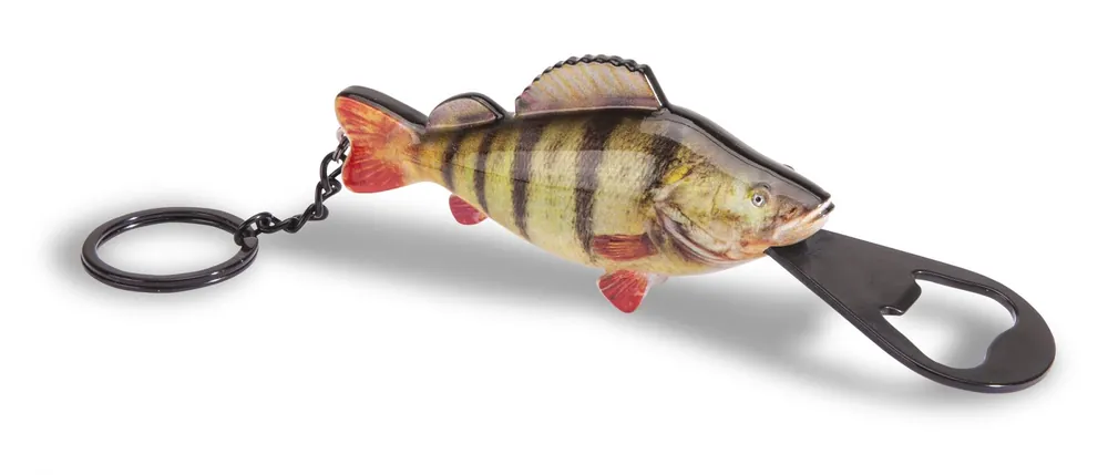 Doiyo S'zuki Beauty Perch-Barsch Flesopener Sleutelhanger Merkproduct