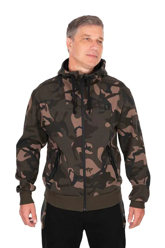 Fox Camo Full Zip Premium 310 Hoodie L Gereduceerde Prijs