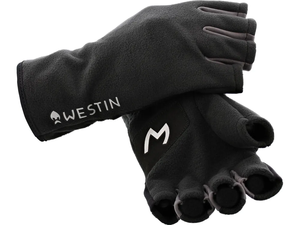 Meest Verkocht Westin HLF Fleece Gloves Carbon Black Vishandschoenen L