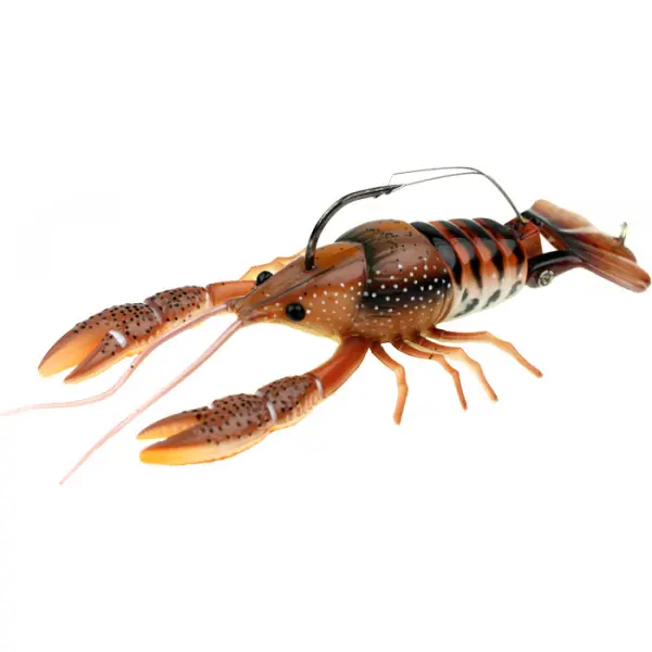 Koop Online River2Sea Creature Baits Dahlberg Clackin' Crayfish 90 Brown-Orange