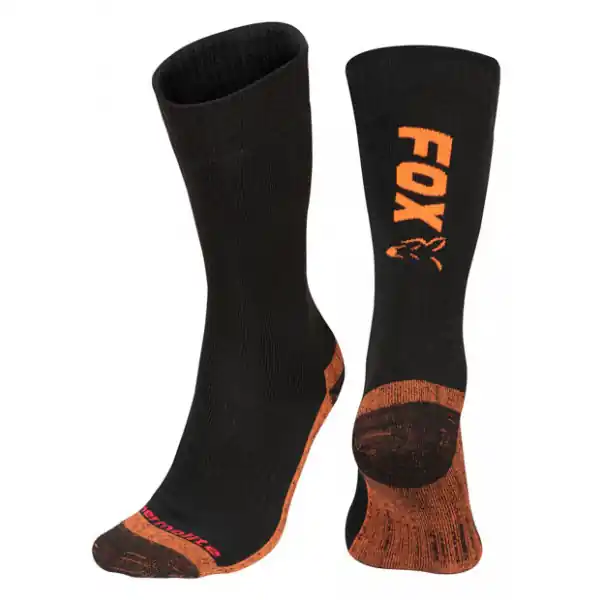 Fox Thermolite Long Sock Black/Orange Korting