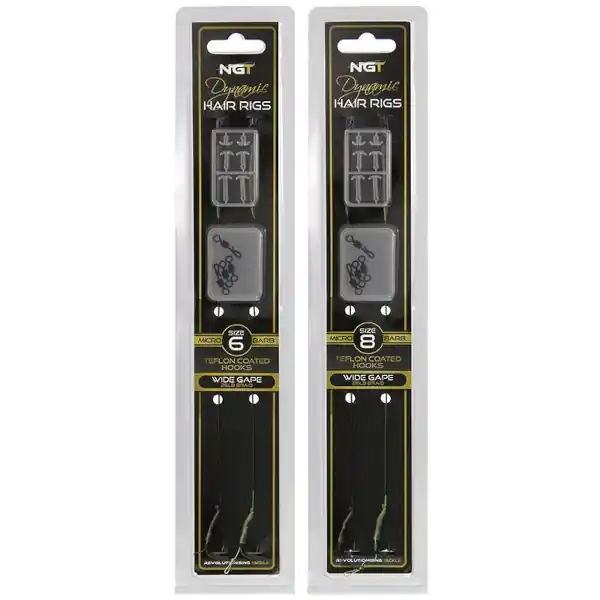 NGT Dynamic Twin Pack Haakmaat 6 en 8 Micro Barb Bestseller