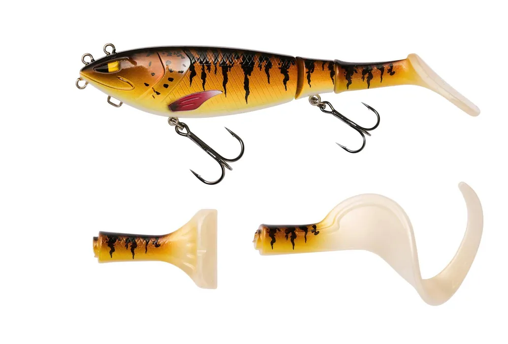 Berkley Zilla Tailswinger Swimbait 14cm (56g) Albino Trout Populair