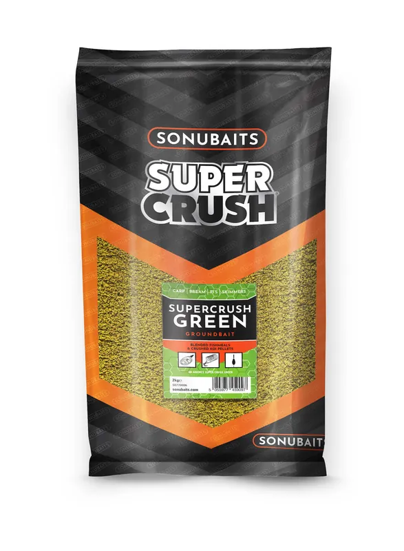Sonubaits Supercrush Green Groundbait Lokvoer (2kg) Betrouwbaar