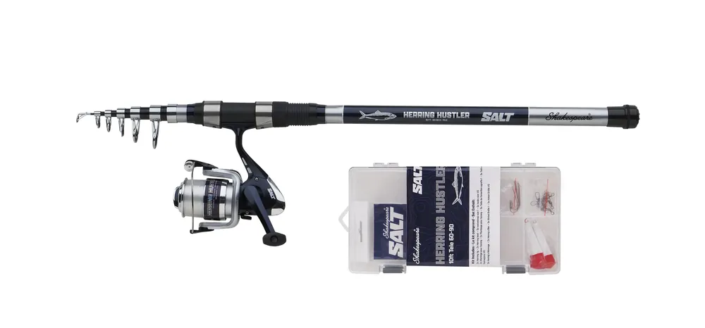 Favoriet Shakespeare Salt Herring Hustler Tele Zeevis Combo Set 3.00m (90g)