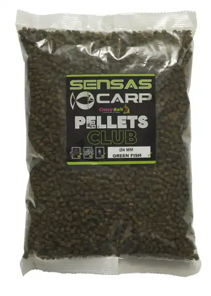 Sensas Pellets Club Groene Vis (1kg) 4mm Seizoensaanbieding