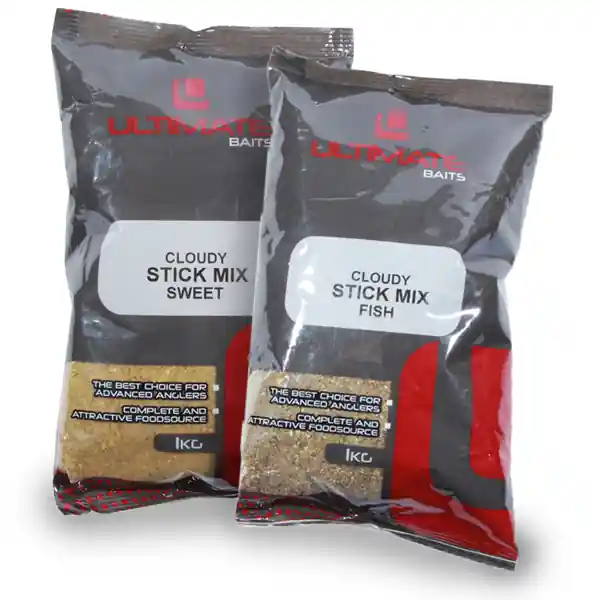 Laatste Versie Ultimate Baits Cloudy Stick Mix 900g Fish