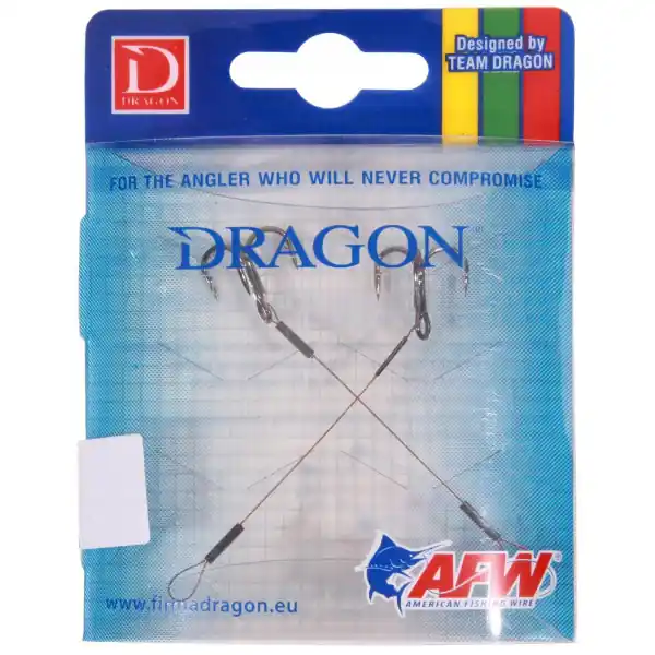 Snelle Levering Dragon Treble Hook 1x7 AFW Surfstrand Stingers, 2 stuks! 8cm Size 4 (13kg)