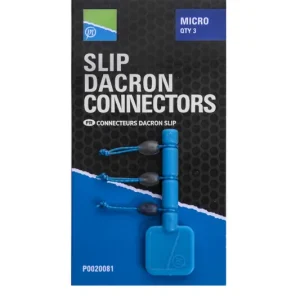Betrouwbaar Preston Slip Dacron Elastiek Connector (3 pcs) Micro Blue